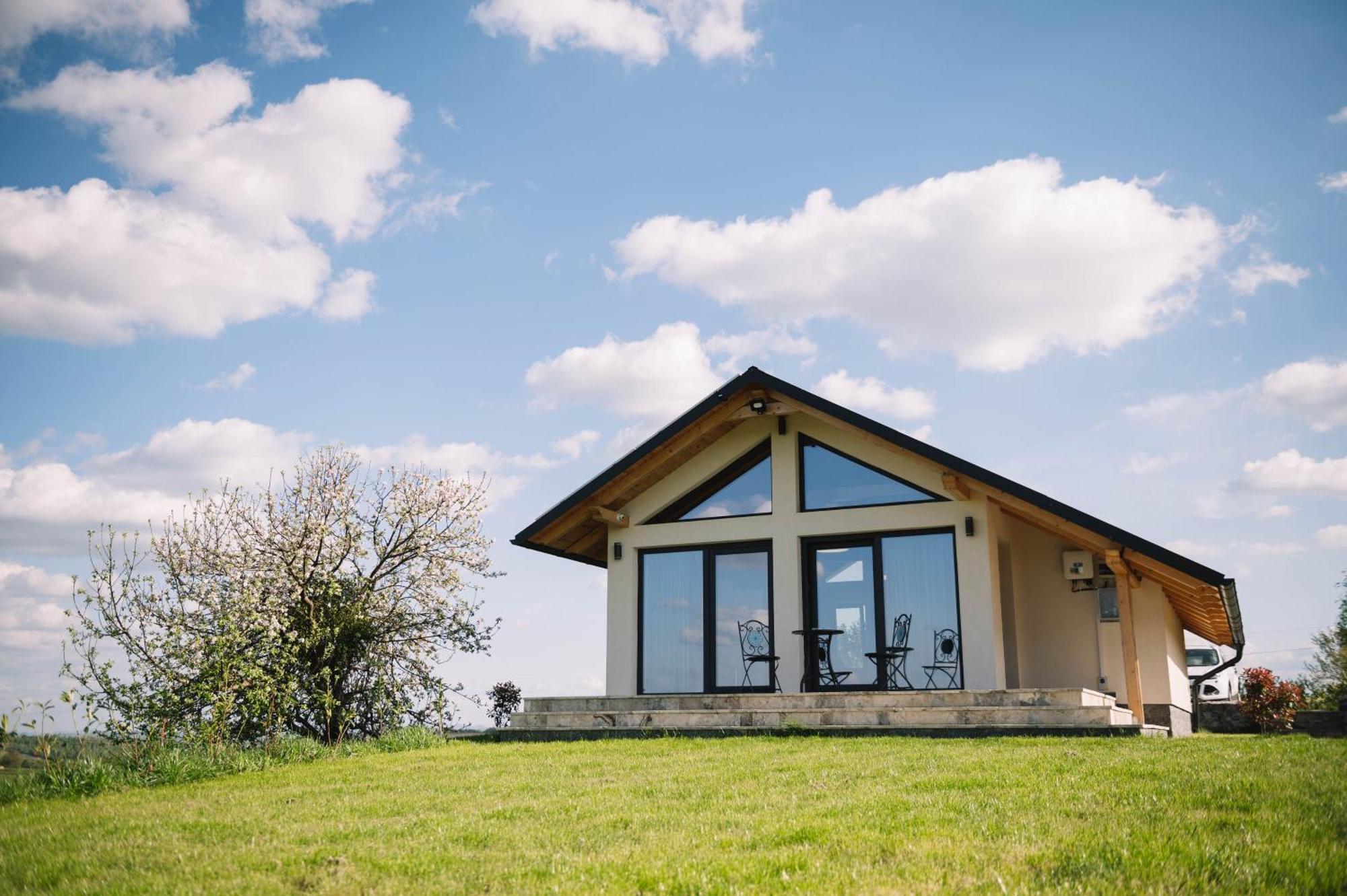 Casa Moderna In Sinteu - Intersectia Intre Modern Si Linistea Naturii Huta Voivozi Bagian luar foto