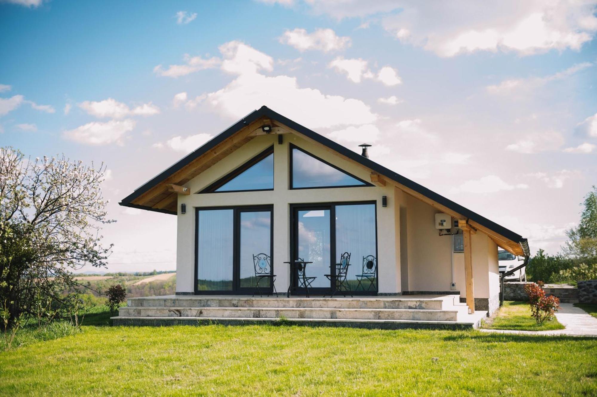 Casa Moderna In Sinteu - Intersectia Intre Modern Si Linistea Naturii Huta Voivozi Bagian luar foto