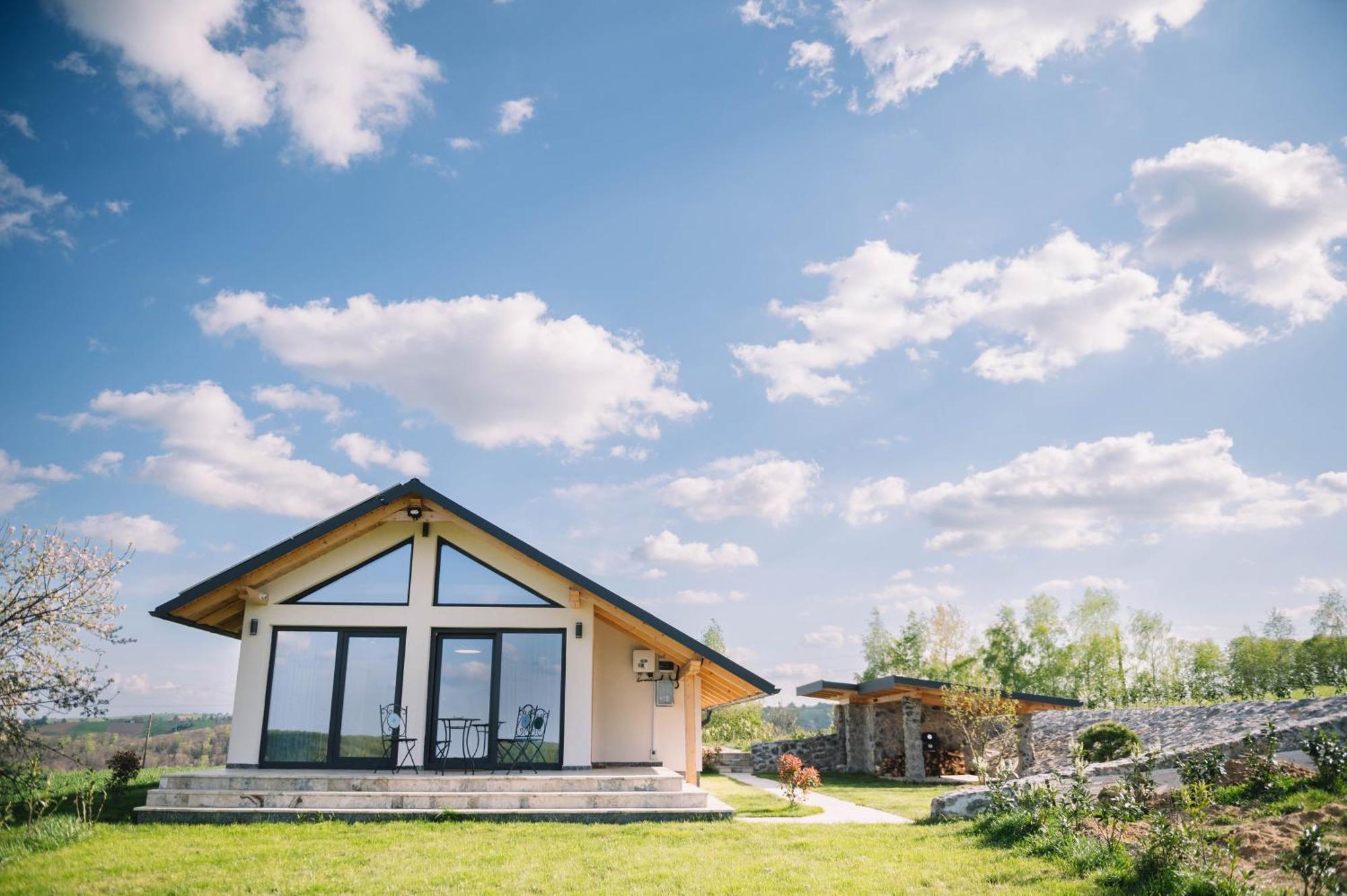 Casa Moderna In Sinteu - Intersectia Intre Modern Si Linistea Naturii Huta Voivozi Bagian luar foto